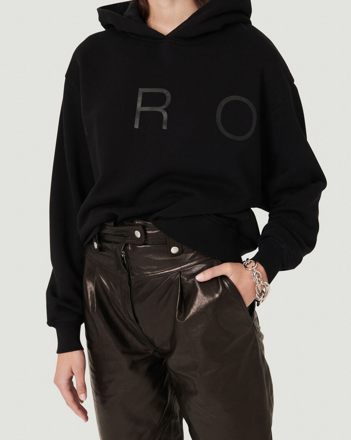 YONOH OVERSIZED LOGO HOODIE image number null
